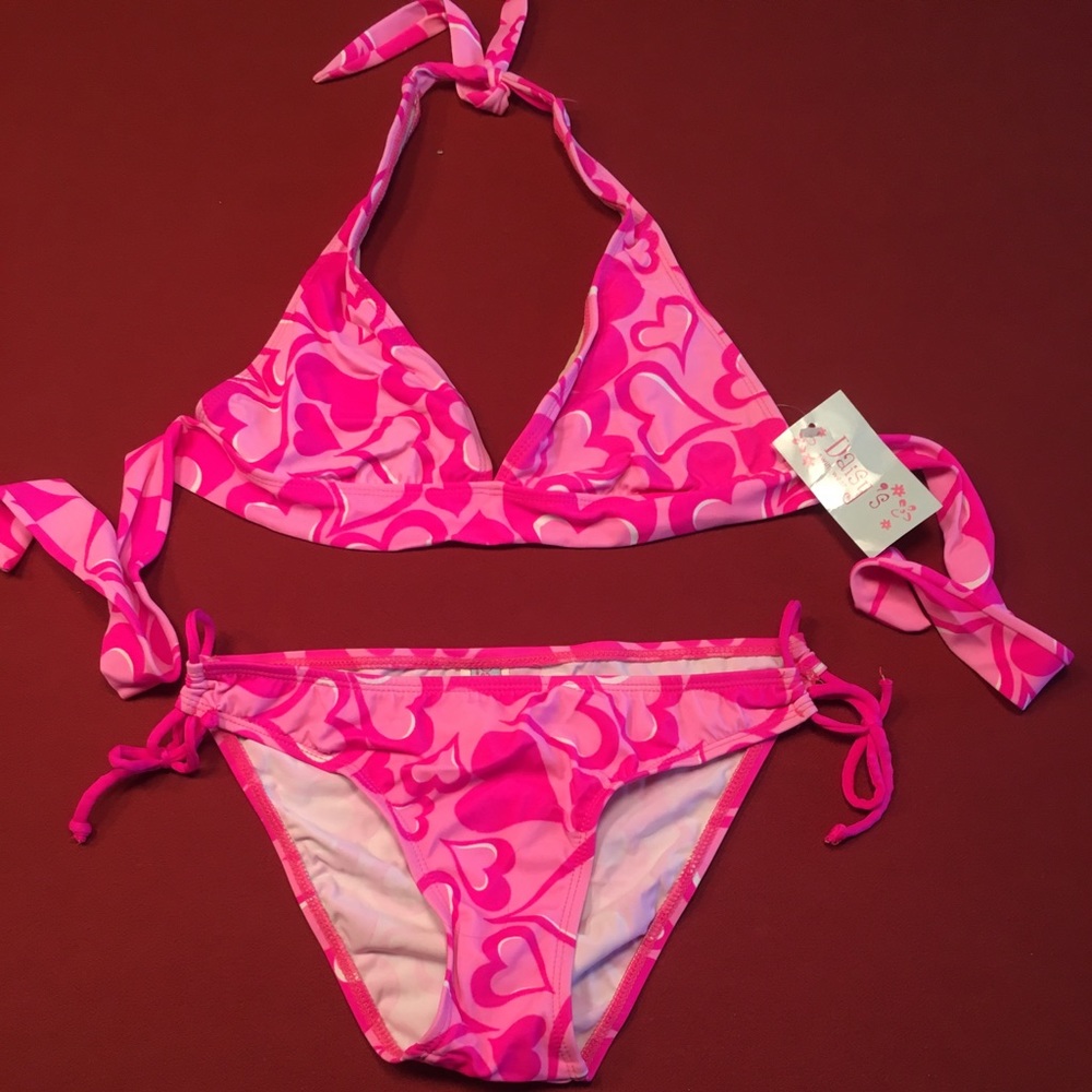 NWT!  PINK BIKINI BY Daisy Sunwear Hawaii size M